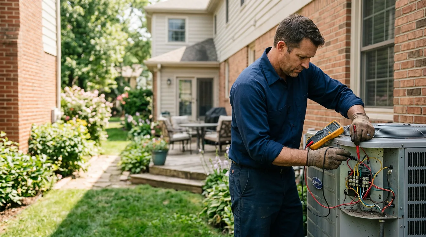 HVAC technician working near Gary, WV